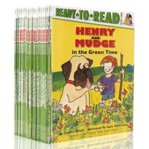 [이엔제이] 박스 없음- 정식음원 헨리앤머지 영어원서 세트 Ready to Read Henry and Mudge 음원제공