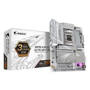 [GIGABYTE] X870 AORUS ELITE WIFI7 ICE 제이씨현 (AMD X870/ATX)