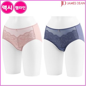 제임스딘 여성 레이스 헴라인 맥시 팬티 2매입 A811W