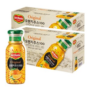 델몬트 오리지널 오렌지주스100 180ml, 24개