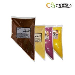 알앤알코리아 커피콩빵 반죽 1kg(커피 플레인 바나나 고구마)