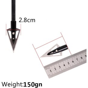 팁 사냥 곡물 컴파운드 브로드헤드 화살 헤드 화살촉 슈팅 양궁 보우 절단 6 100 리커브 활, 6pcs 14, 6개