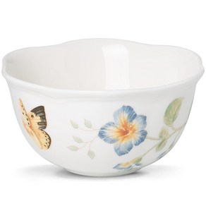 레녹스 버터플라이 메도우 스태킹 머그 295ml 4종 세트 890451 162946, Desset Bowl, White