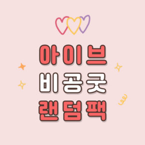 아이브 비공굿 선물세트