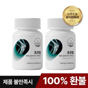 [공식판매처] 초관절 연골관절엔 MSM2000 관절 영양제 하루초월, 2개, 60정