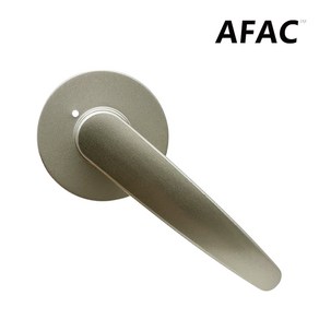 비플랜 버튼용 손잡이 실린더 레바 방문손잡이 AFL-2201 GR, 1개, 실버