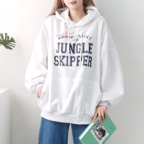 [6XL 2COLOR] 스킵퍼 벌룬 후드 (기모ve.) 55~99까지 오버사이즈 남여공용 홈웨어 겨울 박스 후드