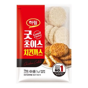 하림 굿초이스치킨까스 1kg 1봉, 1개