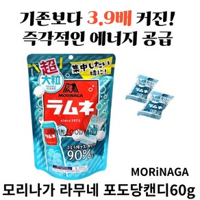 모리나가 라무네 포도당캔디, 2개, 60g