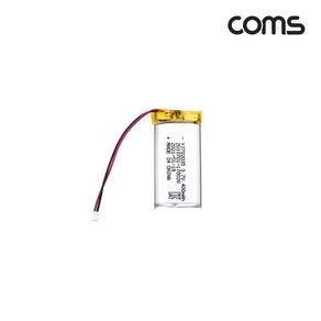 [UB913] Coms 702035 충전지 리튬폴리머 3.7V 400mAh, 1개입, 1개