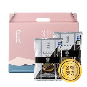 담미소 무안 도리포 명품 곱창 돌김 & 재래김 1속 (10봉 100장), 1박스, 재래 반반맛 2속 1set