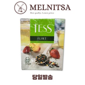 테스 플러트 녹차 티백, 1개, 100개입, 1.5g