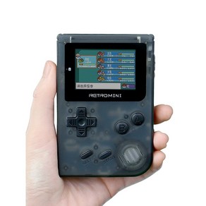 무료 스토리 레트로 gba 핸드 헬드 향수 미니 게임 보이 포켓몬 클래식 콘솔, 투명 블랙 32G