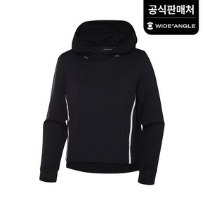 [와이드앵글 공식] 여성 WG 우븐 믹스 후디 L WWU23274Z1