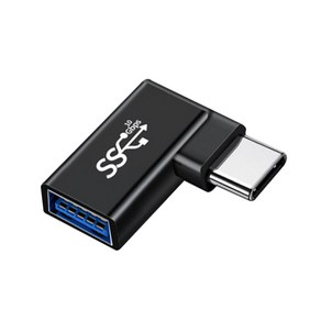 Type-C M to USB 3.0 F 사이드 꺾임 ㄱ자 젠더 90도 PC 노트북 PD C타입 컴퓨터 L형