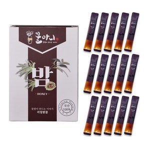 꿀마니 국내산 100% 천연벌꿀스틱 12g x 15개입, 03. 밤 꿀스틱(1box 15개입), 1개