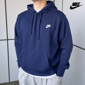 나이키(NIKE) 스우시 후드티 딥네이비 NSW 티셔츠