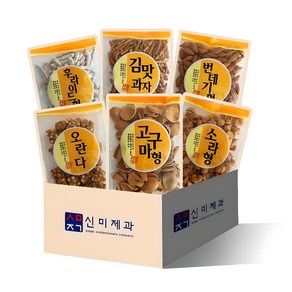[사이다마트] 신미제과 추억의 옛날과자 6종 120gx12봉, 1440g × 1세트, 1세트, 1440g