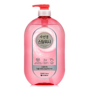 자연퐁 스팀워시 주방세제 애플 750ml, 1개