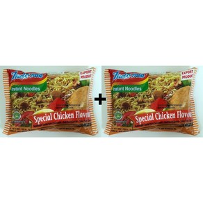 인도미인스턴트 누들 치킨향 인도네시아 봉지라면 Indomie Instant Noodles Chicken Flavo 1+1(2봉), 2개, 75g