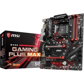 MSI 퍼포먼스 게이밍 AMD 라이젠 2ND 및 3세대 AM4 M.2 USB 3 DDR4 DVI HDMI 크로스파이어 ATX 마더보드 B450 플러스 맥스 리퍼 상품, 1개