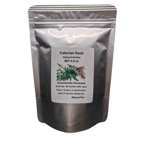 Valeian Root - Valeiana officinalis Died Loose 쥐오줌풀 뿌리 - Valeiana officinalis 자연 차로 잘라낸 건조된 느슨한, 113.4g, 1개