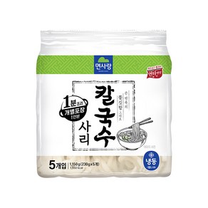 면사랑 칼국수사리 230g x 5입 (냉동), 1.15kg, 1개