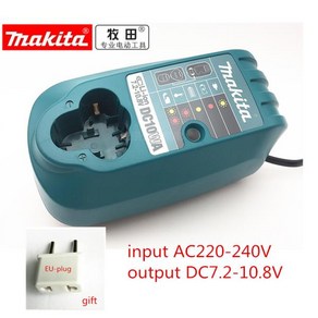 마키타 충전기 리튬 이온 배터리 BL1013 용 DC10WA 7.2V 9.6V 10.8V DF030D DF030DWE TD090D CL104Z CL100D, 1개