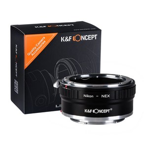 KnF NIK-NEX II 렌즈 어댑터 니콘 Ai 렌즈 - 소니 E 바디 _ 무반사코팅 Nikon F lens to Sony E adapter (matte coating)