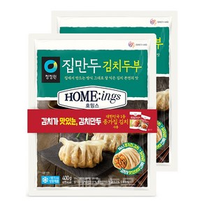 청정원 호밍스 집만두 김치두부(400g )