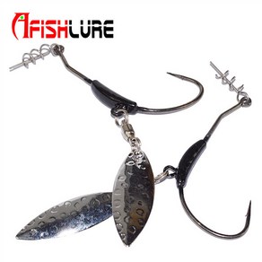 AFISHLURE 블레이드훅 버징훅 BKK훅 바늘, 1개