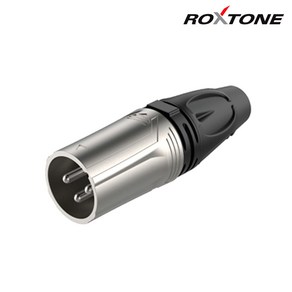 록스톤 RX3M-NT XLR 수 커넥터 고급형 캐논짹 연결 젠더 3핀 케논짹 XLR수 스피커 앰프 연결잭