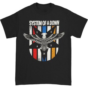 ROCKPANDA System Of A Down Eagle Colos 반팔티