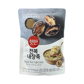 비비고 전복내장죽, 20개, 420g