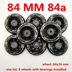 80mm 롤러 휠 스케이트 휠 인라인 스케이트 휠 80mm 76mm 72mm