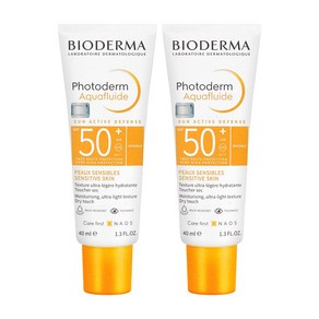 바이오더마 포토덤 아쿠아 플루이드 선크림 SPF50+ PA++++, 40ml, 2개