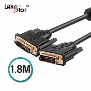 라인업시스템 DVI-D 듀얼 케이블 M/M LS-DVI25M, 1개, 1.8m