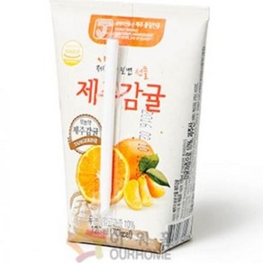 제주가보낸선물 제주감귤BOX(125㎖X40ea), 40개, 125ml