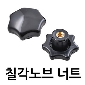 명가철물 칠각노브너트신형 손잡이 전산 사각 관통 핸들 볼트, 1개