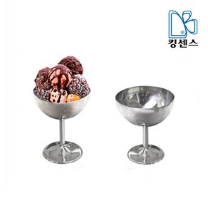 스텐 아이스크림컵/칵테일잔, 10cm, 1개