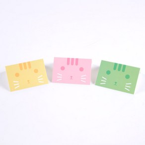 발렌타인데이 선물 수제 초콜릿 만들기 diy 재료 세트, 포장재료:78_야옹이헤더택3종_각15개입, 1개