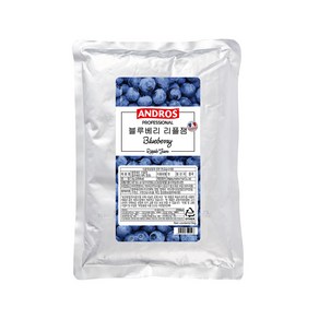 앤드로스 블루베리 리플잼 1키로 jam, 1kg, 1개