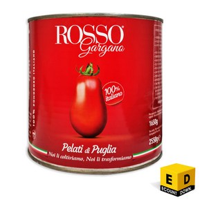 ROSSO 홀 토마토(푸투라그리) 2.55kg 토마토캔 1박스(6개)