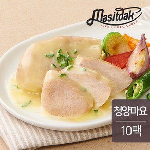 [랭킹닭컴] 맛있닭 소스 통 닭가슴살 청양마요 100gx10팩(1kg), 10개, 100g