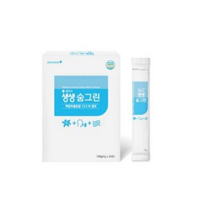 젬무브 생생 숨그린 4g x 30포 호흡기 건강관리 보이차원료 백합추출물 + 사은품, 1박스