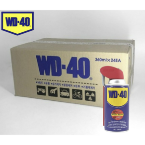 [ BOX 판매 ]WD-40 360ml 스마트스트로우 24개입 박스 방청 윤활제 WD40 방청제, 24개