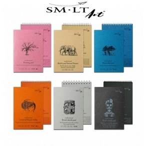 SMLT ART 워터컬러 아트북 280g A5 수채화 스케치북, 패드(20매)