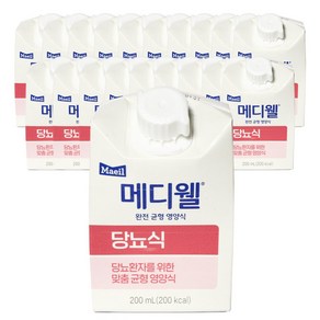 메디웰 매일 당뇨식, 200ml, 20개