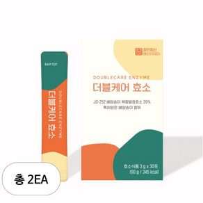 장인정신 에브리데이 더블케어 효소 30p, 2개, 90g