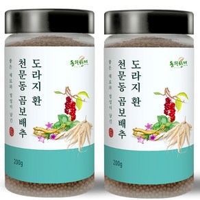 동의한재 천문동 곰보배추 도라지환 11종 원재료, 200g, 2개